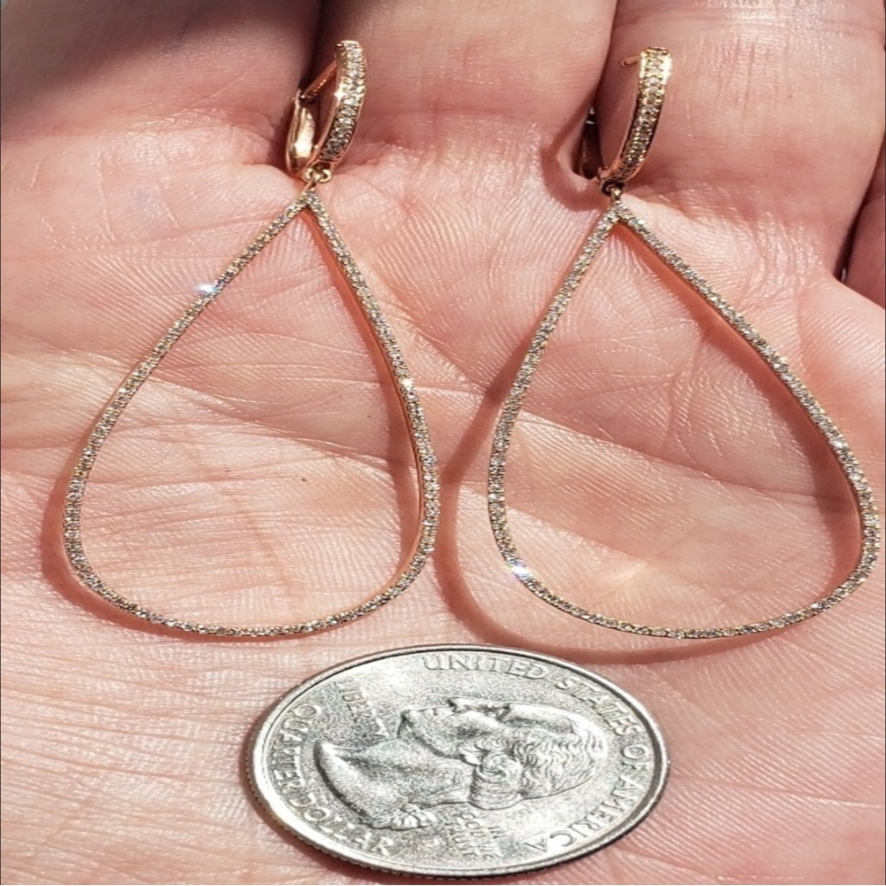 18k Diamond Earrings